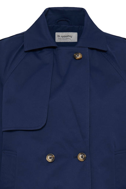 Καμπαρντίνα Μπλε  Boxy