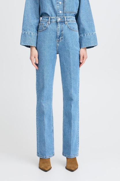 Παντελόνι Flare Jeans Ψηλόμεσο