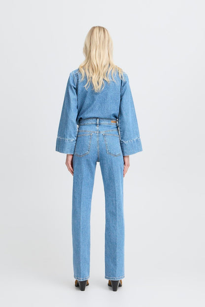 Παντελόνι Flare Jeans Ψηλόμεσο