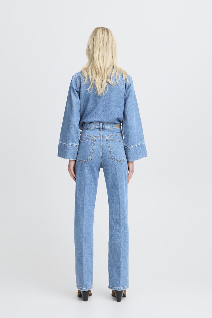 Παντελόνι Flare Jeans Ψηλόμεσο