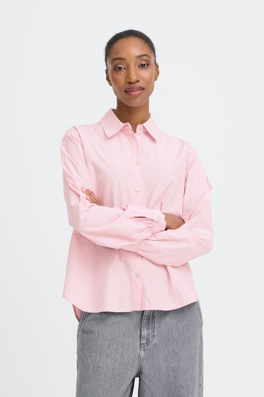 Πουκάμισο Ριγέ Μακρυμάνικο