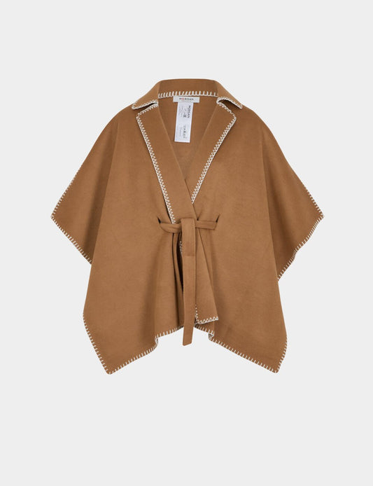 Πόντσο με Γιακά και Ζώνη