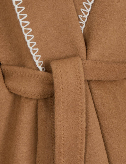 Πόντσο με Γιακά και Ζώνη