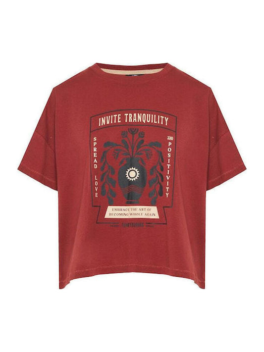 T-shirt με Τύπωμα Invite Tranquility