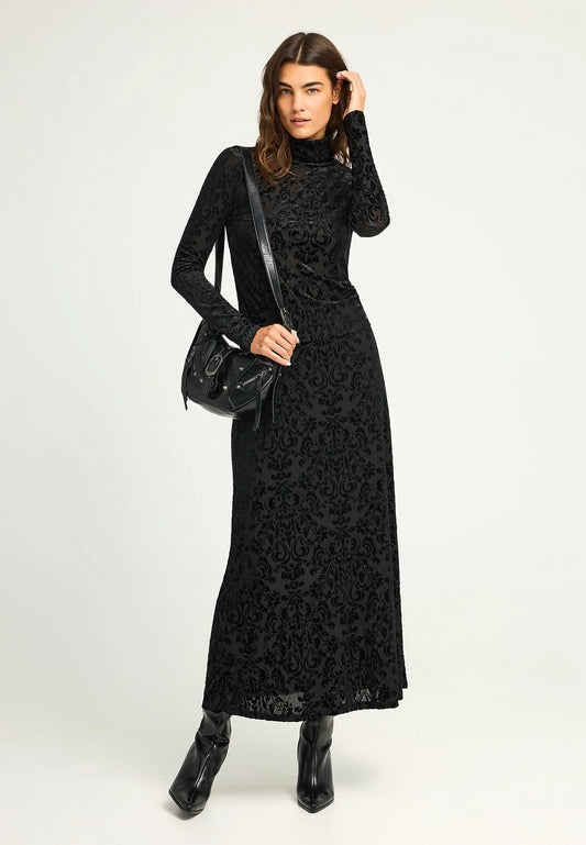 FUNKY BUDDHA Maxi Φούστα - ολόσωμη εμφάνιση