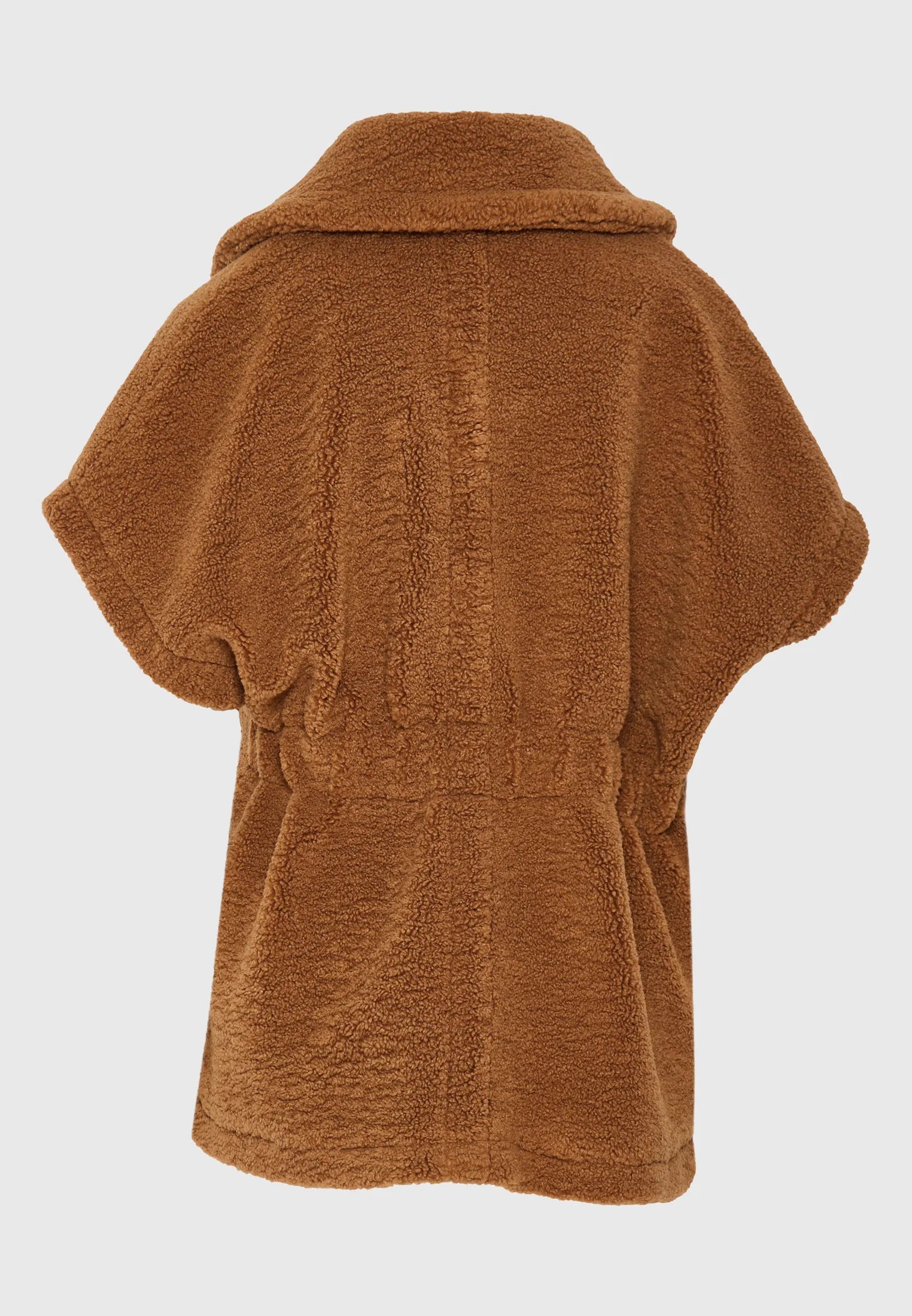 FUNKY BUDDHA Πανωφόρι Teddy Κοντό Μανίκι με Ζώνη πίσω όψη