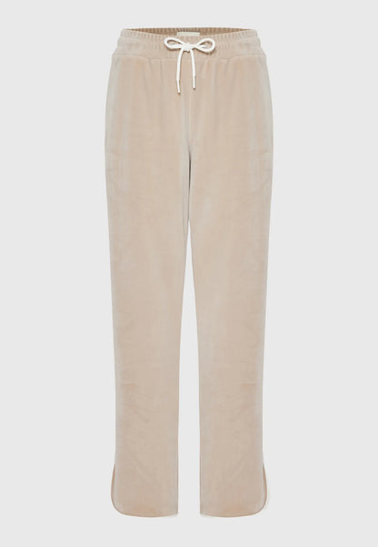 FUNKY BUDDHA Βελουτέ Παντελόνι Φόρμας με Ρίγα