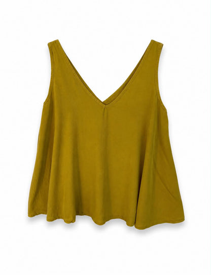 Αμάνικη Μπλούζα Oversized V-neck Tencel