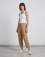 Παντελόνι Jogger Κάμελ Φούτερ