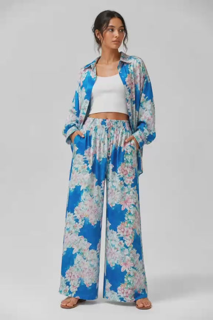 Σετ Floral Πουκάμισο & Παντελόνι