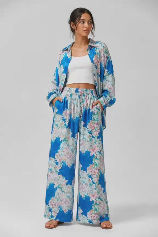 Σετ Floral Πουκάμισο & Παντελόνι