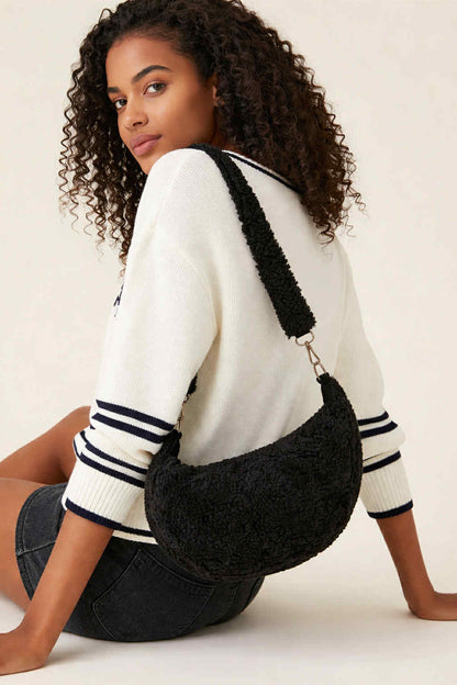 Τσάντα Ώμου Faux Fur