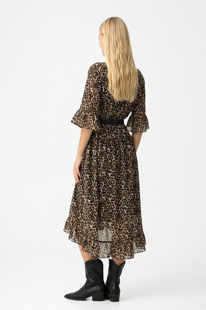 Tiffosi Γυναικείο Midi Φόρεμα - ολόσωμη εμφάνιση, πίσω όψη