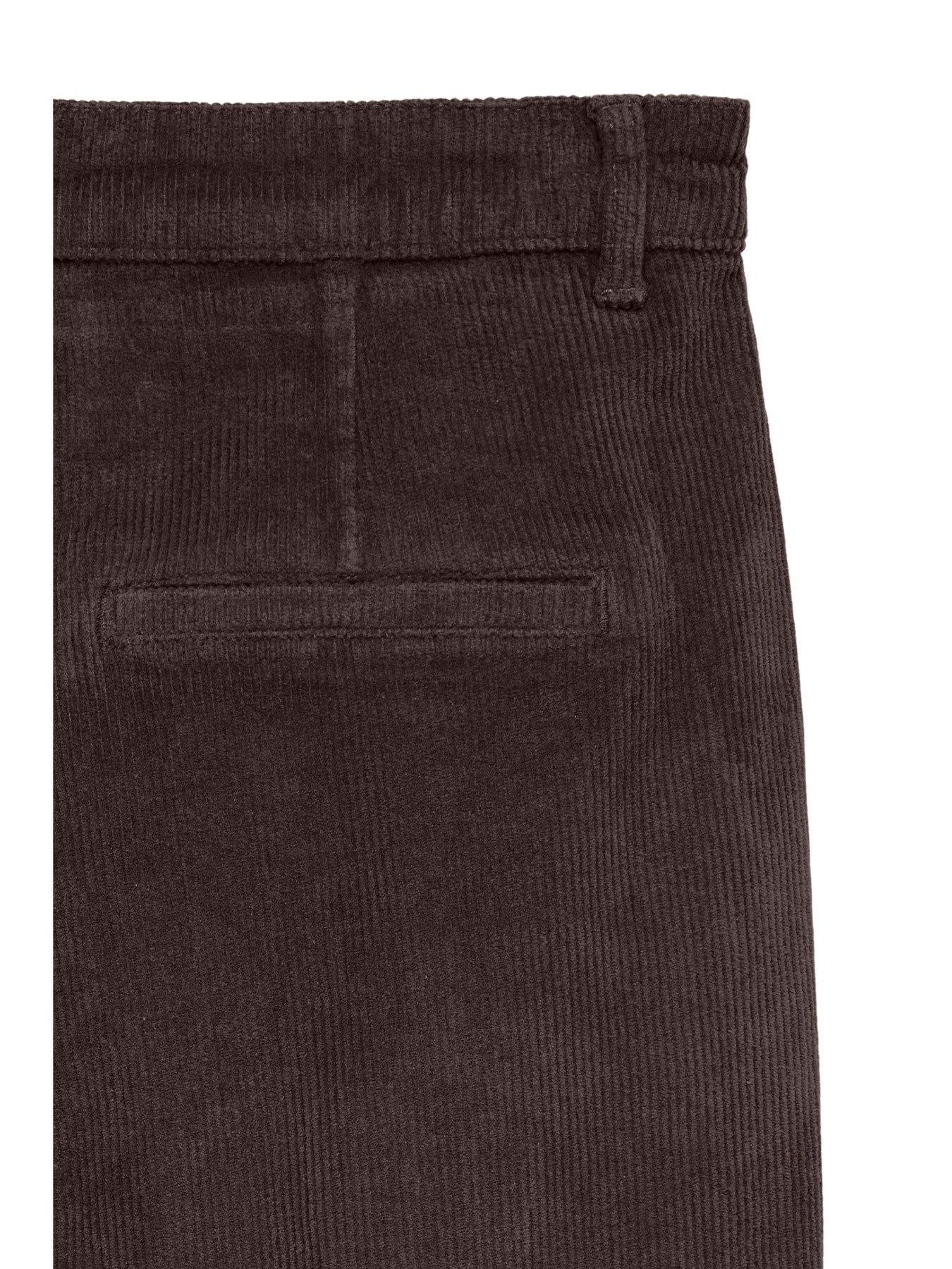 Vero Moda Γυναικείο Καφέ Κοτλέ Παντελόνι Wide-Leg – λεπτομέρεια πίσω τσέπης