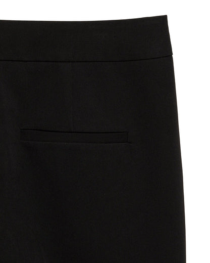 γυναικείο VERO MODA παντελόνι καμπάνα μαύρο διακοσμητική πίσω τσέπη λεπτομέρεια
