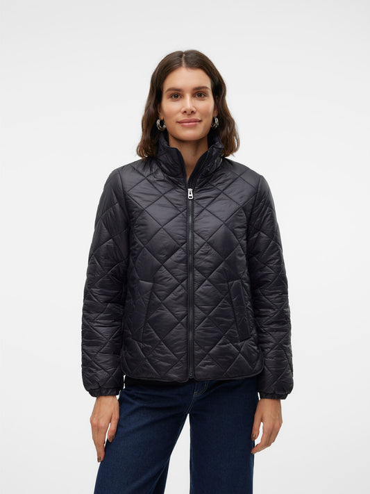 VERO MODA Puffer Μπουφάν Ψηλός Γιακάς Ελαφρύ Γέμισμα μπροστινή όψη