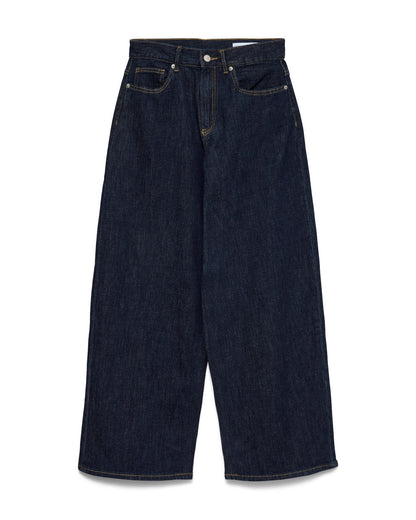 Γυναικείο tapered τζιν Vero Moda σκούρο μπλε denim flat lay, 79% Cotton 20% Cotton Recycled
