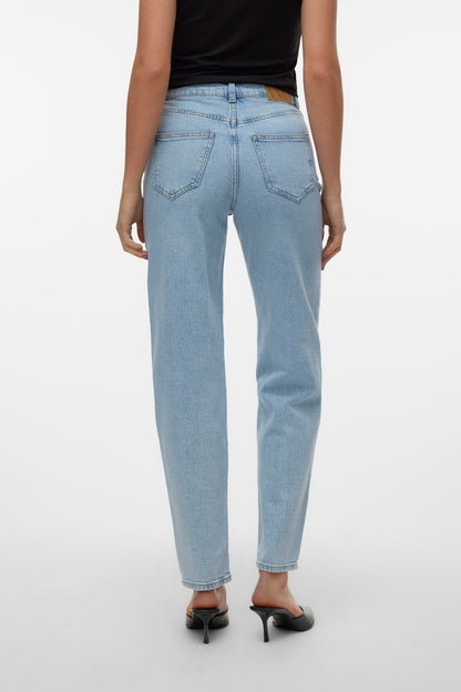 vero moda γυναικείο τζιν παντελόνι Mom πίσω όψη