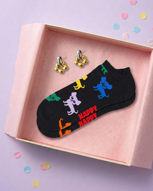 Gift Box με Σκουλαρίκια & Κάλτσες